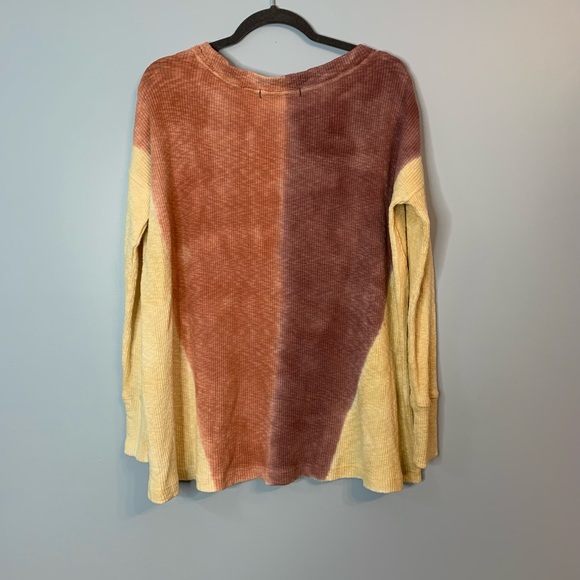 Free People Purple, Red and Beige Long Sleeve - Picture 2 of 3